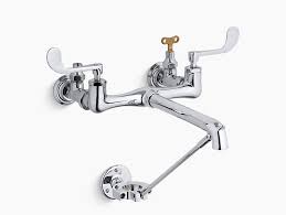 If it became disconnected by normal mechanical means, which is to say that it came loose from the valve, then figure out how to reconnect. K 7309 5a Double Wristblade Lever Handle Service Sink Faucet With Loose Key Stops And Spout With Bottom Wall Brace Kohler Canada