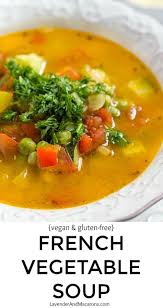 French Vegetable Soup In 2020 Healthy Soup Recipes Vegetable Soup Recipes Vegetable Soup Healthy