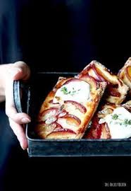 nectarine tart with thyme honey and goat cheese cream tart recipes recipes food