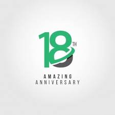 Due to the need for art that prints in multiple sizes and responsive vector designs according to the size of different web screens, vector files are a necessity of modern & aye catching design. 18 Year Anniversary Vector Template Design Illustration Template Icons Year Icons 18 Png And Vector With Transparent Background For Free Download 18 Year Anniversary Year Anniversary Template Design