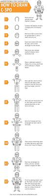 How To Draw A Cartoon C 3po Tutorial Star Wars Crafts Learn To Draw Star Wars Where the relationship between mating parts is important, the position of the related part is outlined using phantom lines. pinterest