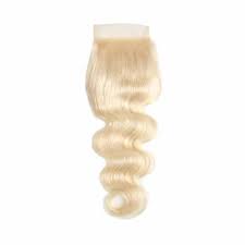 100% queen remy human hair brazilian remy hair water wave bundles with closure, 100% human hair weave, best quality. Best Blonde Lace Closure Weave 4x4 Free Part Human Hair Closure Surprisehair