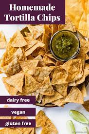 Homemade Gluten Free Tortilla Chips A Clean Bake Recipe Homemade Gluten Free Tortilla Chip Recipe Homemade Tortilla Chips