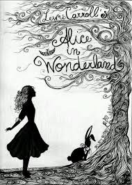 Black Alice In Wonderland Art Alice Art Print By La Chapeliere Alice In Wonderland Wonderland Alice