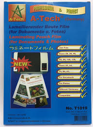 A-TECH A3 LAMINATING POUCHES 303 X 426 X 100MIC (100'S) T1019 ...