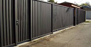 Corrugated metal is a very popular fencing panel because it offers durability with very little maintenance. Corrugated Metal Fence Panels Lowes