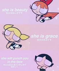 Oh, i didn't like the guts. She Is Beauty She Is Grace And She Will Punch You In The Face Powerpuff Girls Powerpuff Powerpuff Girls Wallpaper