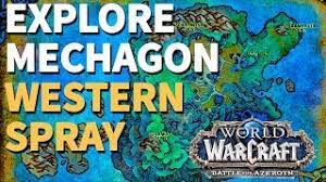 Western Spray Explore Mechagon Wow Location Youtube