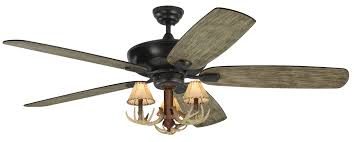 The blade span depends on the size of the room. 60 3 Light Antler Ceiling Fan Light Blades Indoor Outdoor