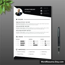 Here's how to do it right. Modern Resume Template With Photo Cover Letter Cv Template Etsy