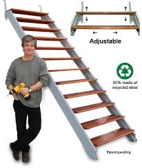 Stair Kits For Basement Attic Deck Loft Storage And More Stairs Stringer Diy Stairs Building Stairs