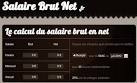 Calcul pour passer du brut au net