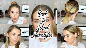 Thewig.de mit hochwertigen und zuverlässigen perücken. 5 Easy Back To School Hairstyles Shivonmakeupbiz Youtube