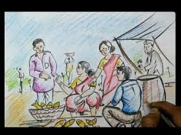 Looking for online drawing lessons on how to draw scenery backgrounds ? Market Drawing At Paintingvalley Com Explore Collection Of Market Drawing