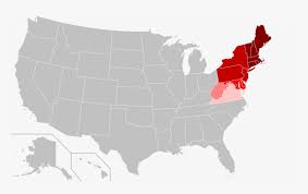 Hospice utilization map of the northeast united states. Northeastern United States Hd Png Download Transparent Png Image Pngitem