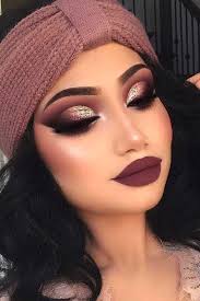 Cute Glitter New Year Makeup Christmas Makeup Prom Makeup Looks Glitter Eye Makeup