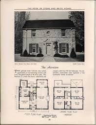 The Book Of Stone And Brick Homes House Plans Vintage House Plans Arch House