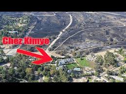 Kim kardashian, kanye west, and their hidden hills home. Kim Kardashian And Kanye West S Hidden Hills Mansion Almost Destroyed By La Fire Youtube