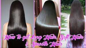 Position and secure the hair in a top bun, using a soft scrunchie. How To Get Long Hair Soft Hair Smooth Hair Faster Hair Growth Healthy Hair Tips Youtube