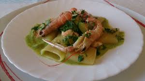 Paccheri di gragnano 320 g; Paccheri Mit Krabben In Zucchinicreme