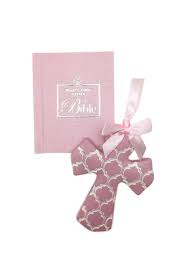 Christening gifts for girls, handmade in our workshops in sterling silver and hallmarked in london; Buy Christening Gifts For Girls Gift Set Pink Cross For Baby Girls And Baby S First Bible For Girls Great Baptism Gifts For Girls From Godmother In Cheap Price On Alibaba Com