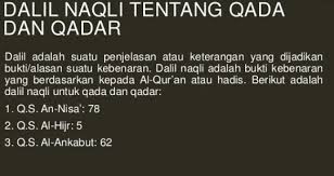 Arti Qada Dan Qadar Arti Pengertian Landasan Hukum Manfaat Dan Contoh
