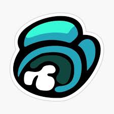 Dead Cyan Among Us Sticker By User6744 In 2021 Cute Patterns Wallpaper Cute Easy Drawings Funny Phone Wallpaper