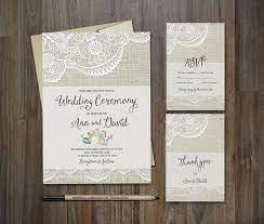 Burlap Wedding Invitation Diy Printable Wedding By Tranquillina Wedding Invitations Rustic Wedding Invitations Diy Wedding Stationery