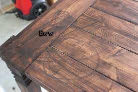 Learn how to resurface it using inexpensive. Diy Farmhouse Table Free Plans Rogue Engineer