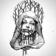 Tattoo Tattooideas Tattoogirls Tattoomodel Tattooart Sketchtattoo In 2020 Dark Art Drawings Art Sketches Horror Art