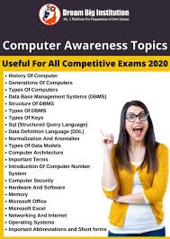 We hope it will be useful for you in the upcoming exams ! 2000 Computer Awareness Pdf Capsule For All Competitive Exam