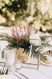 Tropical Wedding At Sydonie Mansion Orange Blossom Bride Tropical Wedding Theme Tropical Wedding Centerpieces Tropical Wedding Decor