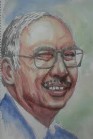 John's institution in kuala lumpur and malvern boy's college in worcestershire, england before earning a degree but the untimely death of tun abd razak dramatically altered the course of his life. Datuk Seri Najib Tun Razak Male Sketch Watercolor Art