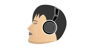 It's often used as a coping strategy for anxiety or stress. Animation Of A Person Listening To Music Stock Video Pond5