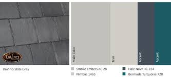 See more ideas about house painting, house paint exterior, terracotta roof. Exterior Color Scheme Slate Gray Davinci Slate Roof