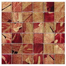 They can withstand extreme moisture, light or heat. Tslg 03 2x2 Maple Red Glass Mosaic Tile Backsplash For Kitchen And Bat Tile Generation