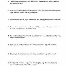 Multiplication Word Problems With Printable Worksheets