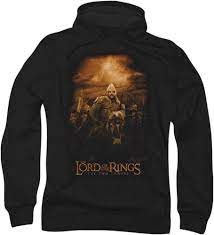 Amazon.com: Lord of the Rings - Mens Riders of Rohan Hoodie, XXX-Large,  Black : Clothing, Shoes & Jewelry