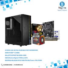 Chic and brushed finish panel design. Bundle A320m Ryzen 2400g 5950 Egp