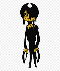 This is a black and white devil with horns and a wide grin. Bendy And The Ink Machine Oc Wiki Wandering Sin Bendy Eye Hd Png Download Vhv