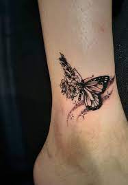 Pin By Yolanda Etibet Rojas Hernandez On Tattoo Vlinder Butterfly Ankle Tattoos Tattoos Foot Tattoos