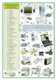 Let's take a look at two of the 119 available worksheets. English Exercises Computer Vocabulary
