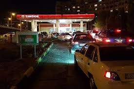 Should the original post be removed by a mod then a subsequent repost every single gas station i've been to today had signs out with no gas, and many also had bags over the nozzles. Fuel Crisis Grips Kazakhstan Eurasianet
