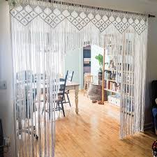 Raumtrenner vorhang für die absonderung der wohnbereiche. Zimmer Separator Makramee Vorhang Trennwand Boho Hochzeit Etsy Boho Vorhange Vorhange Wohnzimmer Raumteiler Wande