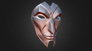 Jhin Mask 2v Zb De By Ti 3 3d Model Star Wars Light Saber Jhin Mask Art Sketches