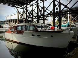 One off classic cruiser 46. Chris Craft 34 Tri Cabin Enclosed Bridge Classic Cruiser For Sale 34 0 1951