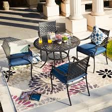 The patio closest to the living room features a mini outdoor dining room, replete with tables and chairs. Small Patio Dining Sets You Ll Love In 2020 Wayfair