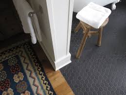 Black And Gray Bathroom Tiles Dreamy Beach House In Kauai Grey Bathroom Floor Hexagon Tile Floor Hex Tiles Bathroom