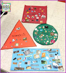 2d shapes sorts and anchor charts the kindergarten