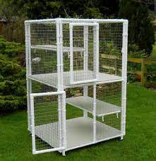 His cat access is a pet door he installed into a screen (great, inexpensive idea). Design Cat Cages Google Search Cat Cages Rat Cage Outdoor Cat Enclosure